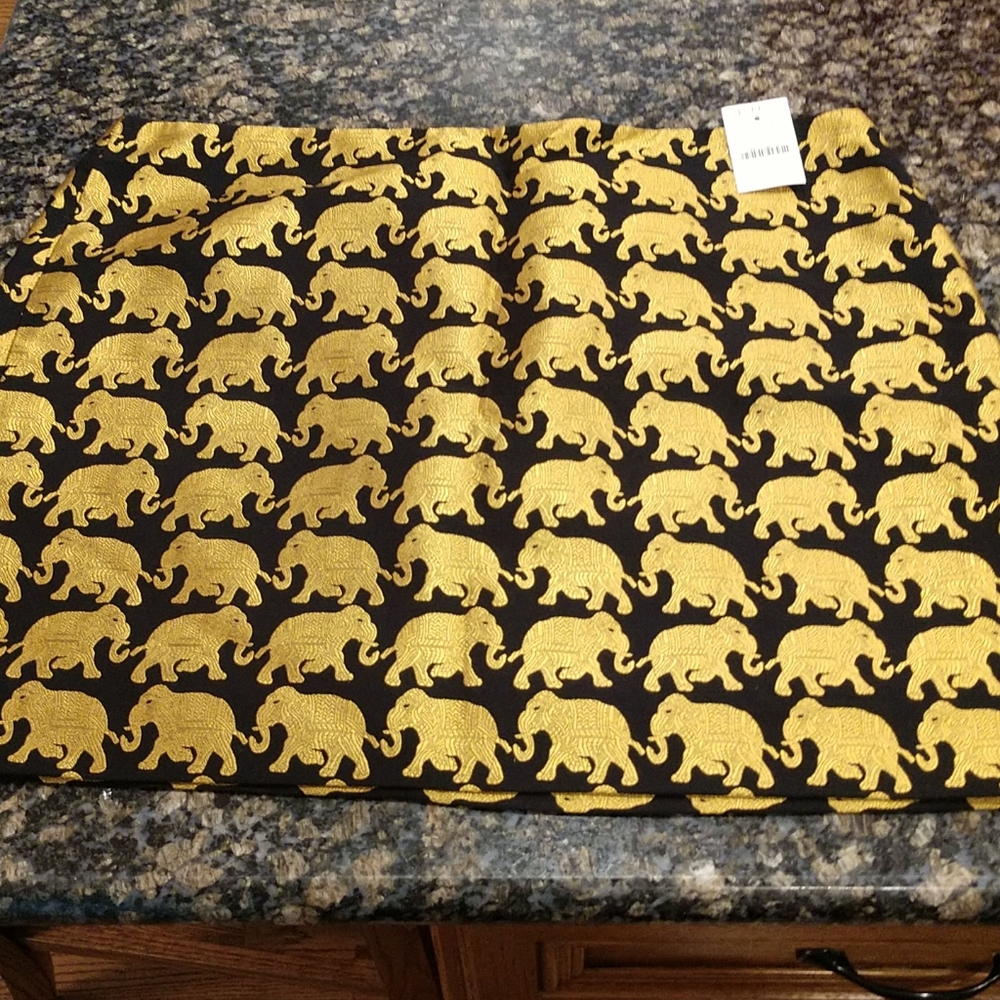 NWT J. crew elephant skirt size 12